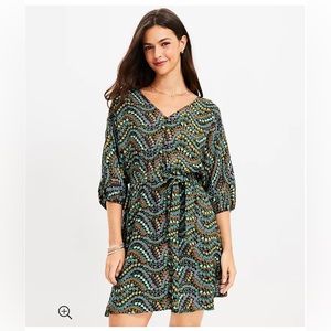 Loft Garden Button Dolman Pocket Dress